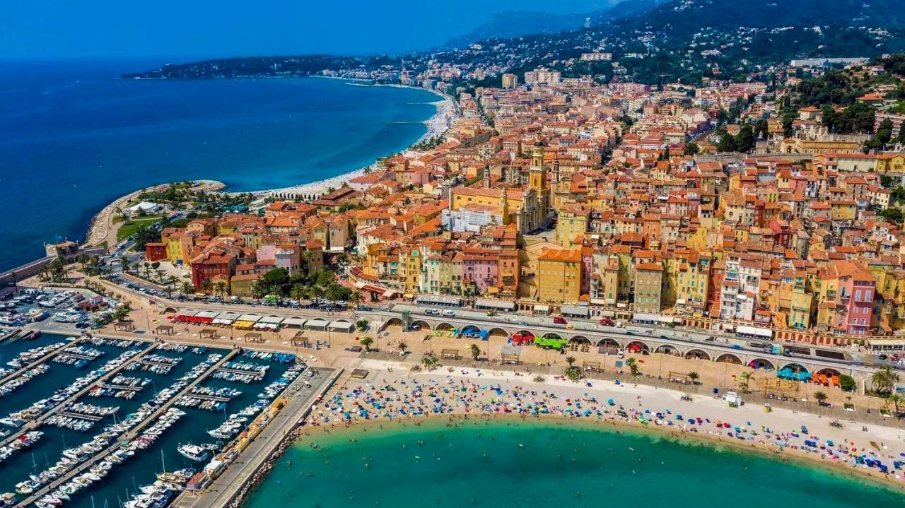 Studio Avec Jardin - Garage - 500M Des Plages Menton Kültér fotó